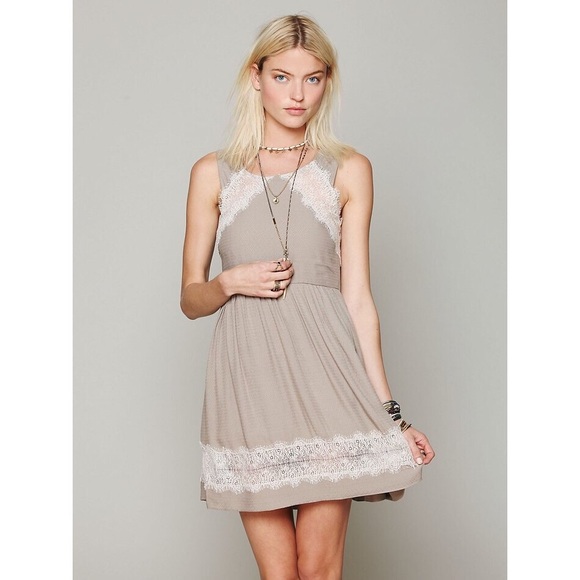 Free People Dresses & Skirts - NWT Free People Georgia Lace Tea Dress Size 4